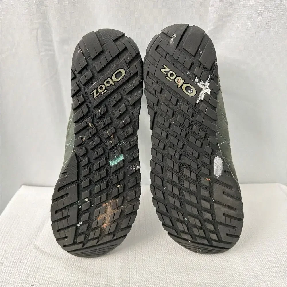 Oboz Bozeman Low Shoes Women’s Size 10.5 Leather Hiking Trail Gray